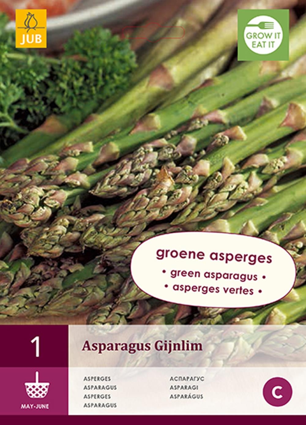 Asperge Gijnlim groene asperges Bloembollen Kopen? Goedkoop