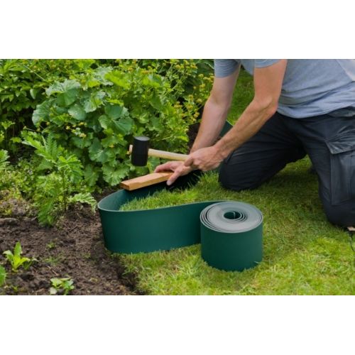 Nature borderrand groen 15 cm hoog - afbeelding 2