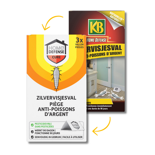 Home defense zilvervisjes val 3 stuks